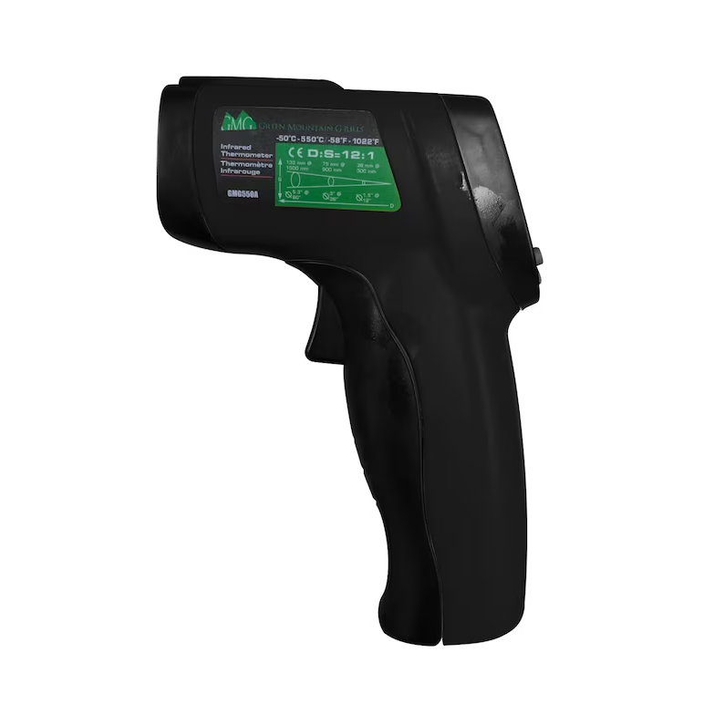 Pistola infrarroja para medir la temperatura de la pizza - Green Mtn