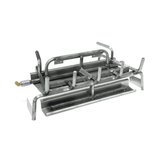 Hornilla de acero inoxidable de tres quemadores de 42"