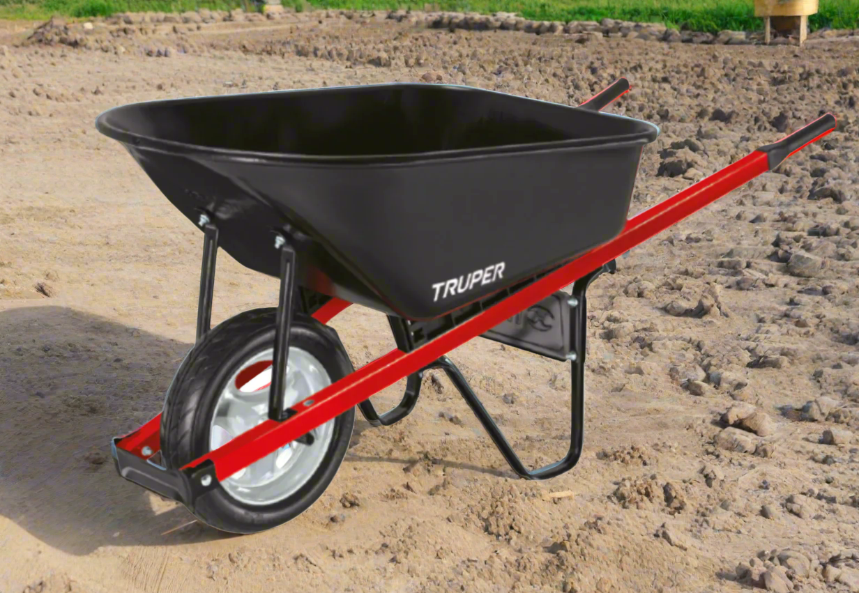 6 cu ft Steel Wheelbarrow