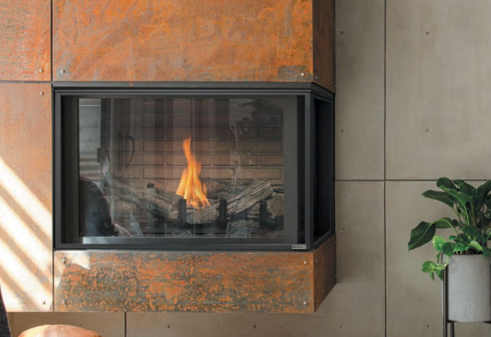 Divine Multi Sided Fireplace | See Through, Pier, Bay and Corner Divine Multi Sided Fireplace | See Through, Pier, Bay and Corner