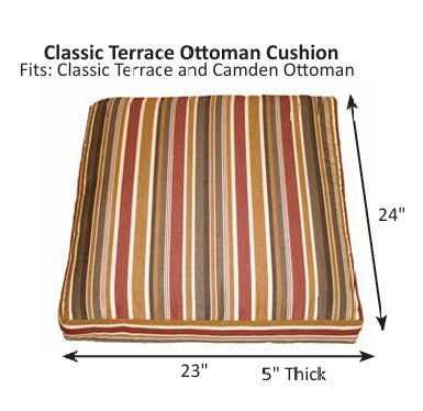 Classic Terrace Deep Seating Cushions