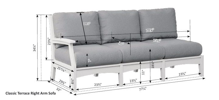 Classic Terrace Sofa