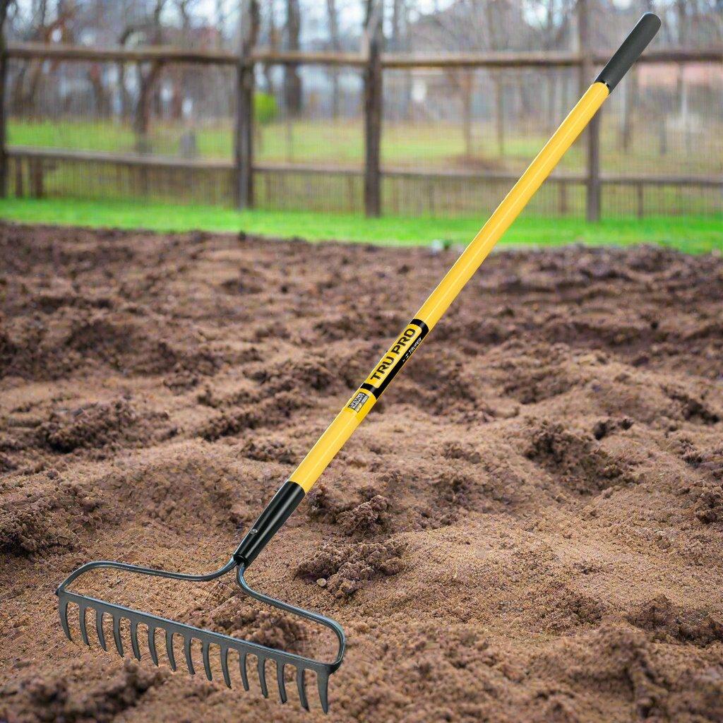 Bow Rake, 60" Firberglass Handle