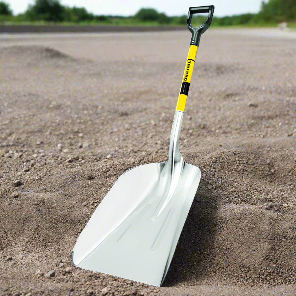 14" Scoop Shovel with 27" fiberglass D-handle