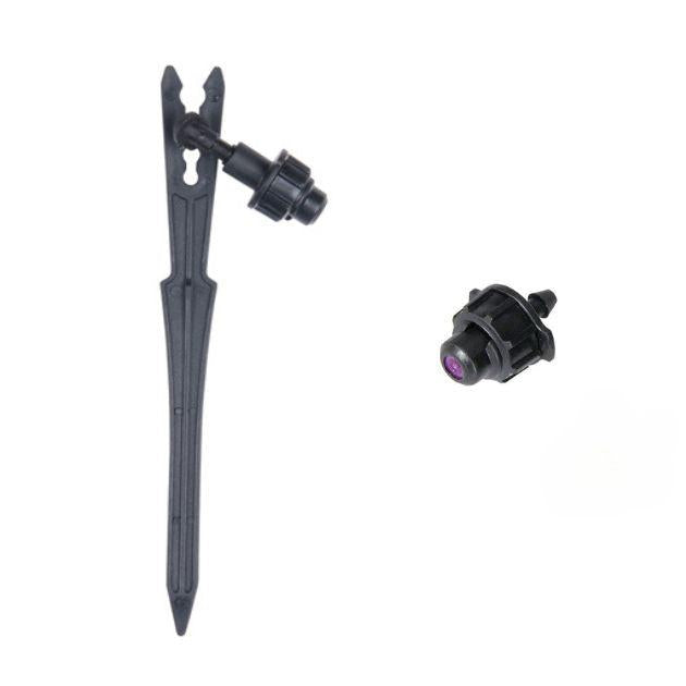 Nebulizador/Aspersor con púa de 1/4" - Con o sin estaca