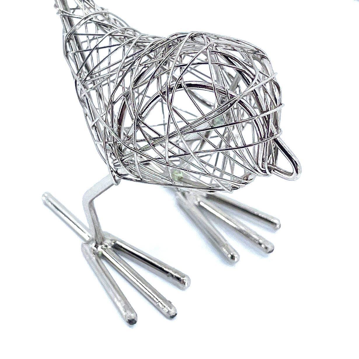 Mini pájaros de alambre envuelto