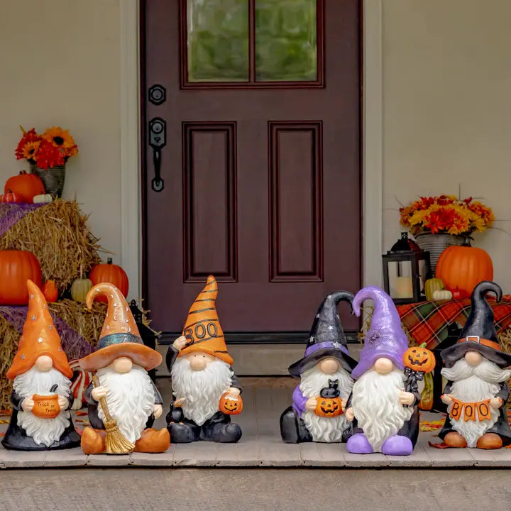 Gnomos de jardín de Halloween "Duendes"