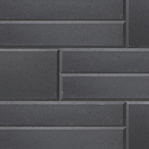 Raffinato Smooth - Pared de 180 mm - Negro ónix / paleta de 20 unidades
