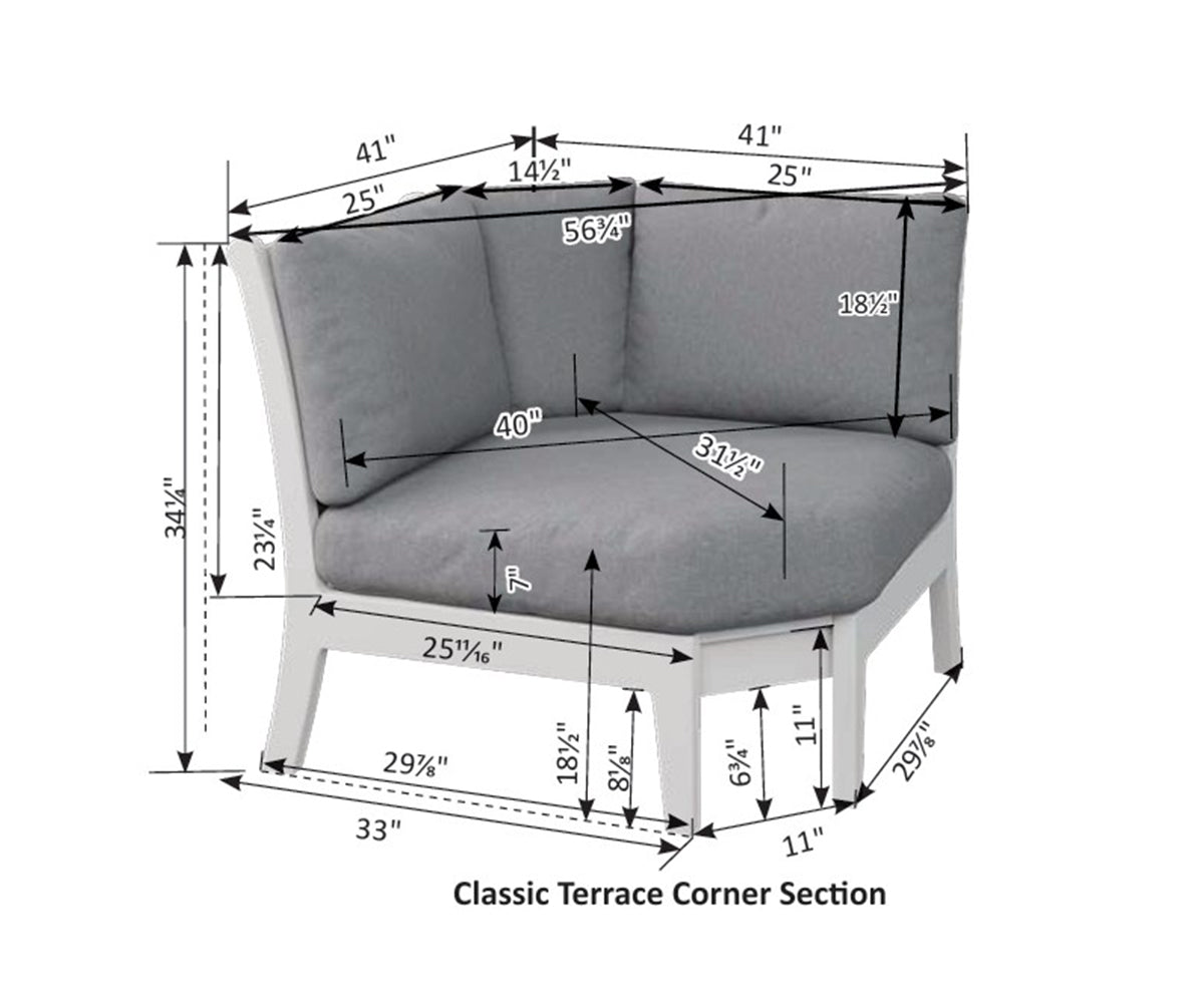 Classic Terrace Corner Sectional