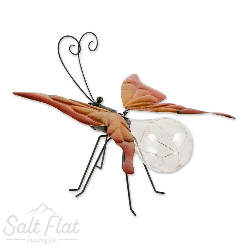 Insecto solar luminoso de mariposa