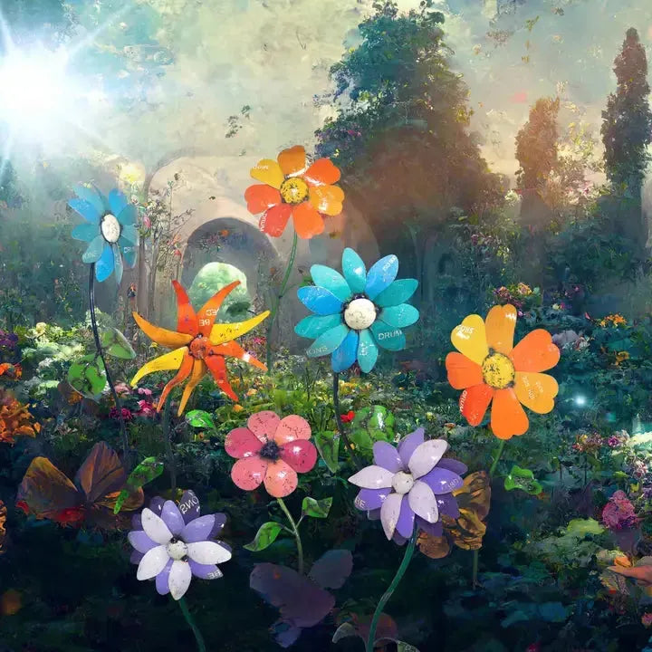 Garden Metal Flowers