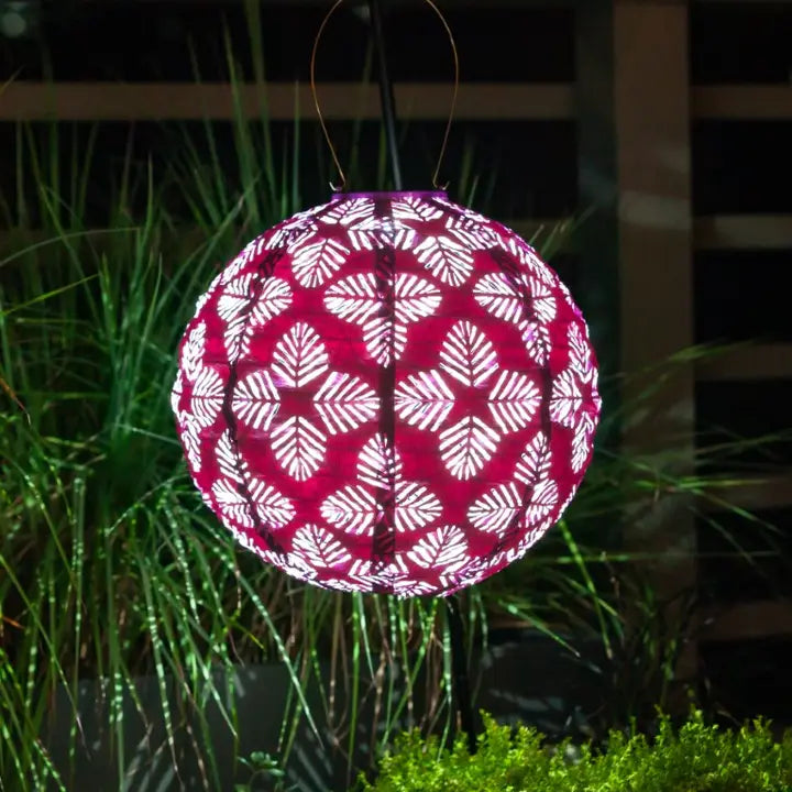 Stella Brights 12" Globe Solar Lantern - Violet
