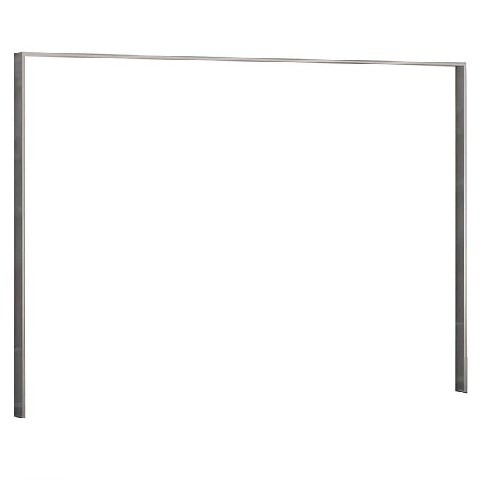 Molduras de placa frontal de níquel cepillado (32" x 44")