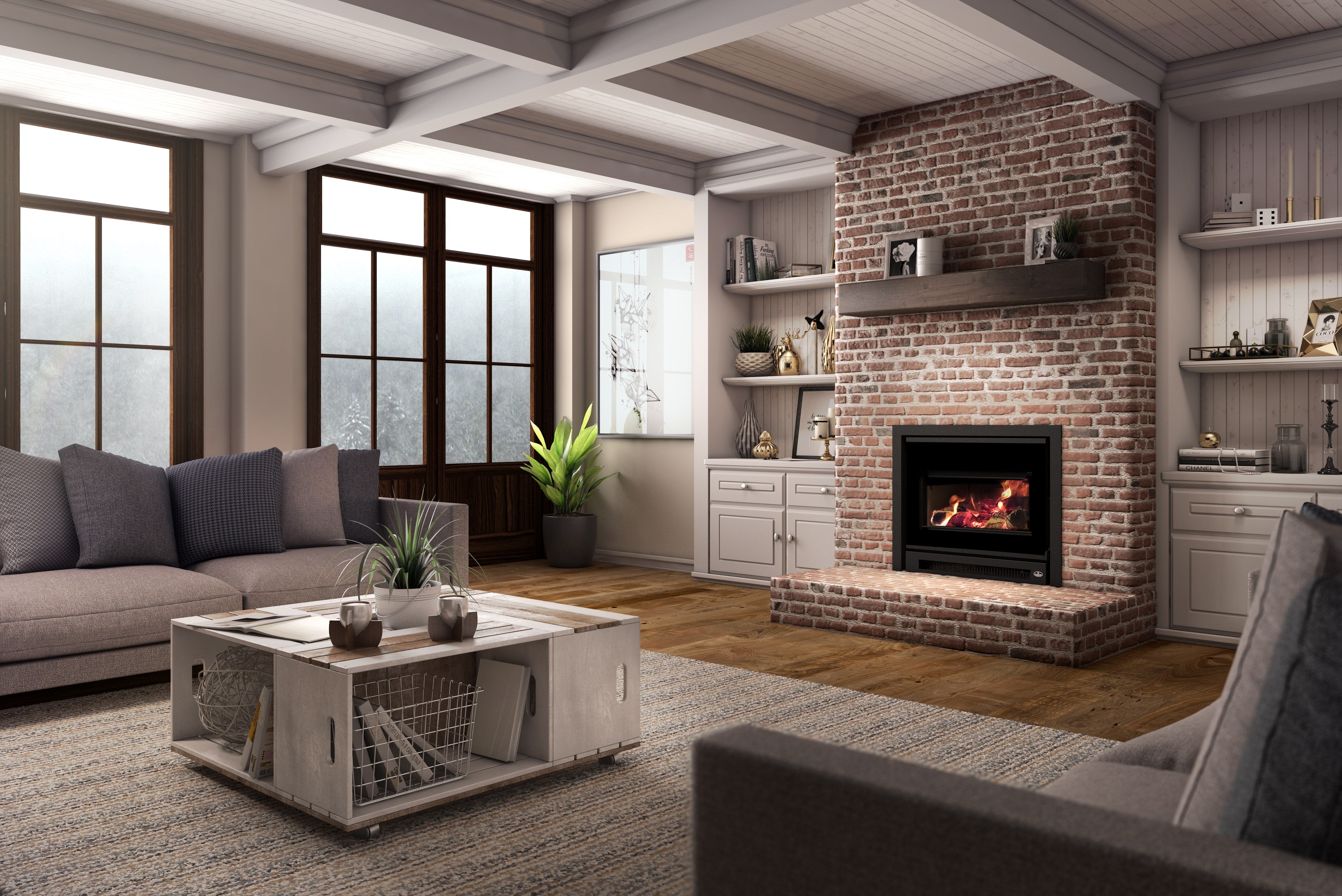 Inserto de madera Inspire 2000-I