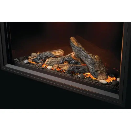 50" Oak Luminous Log Burner Kit w/ Woodland Media Kit