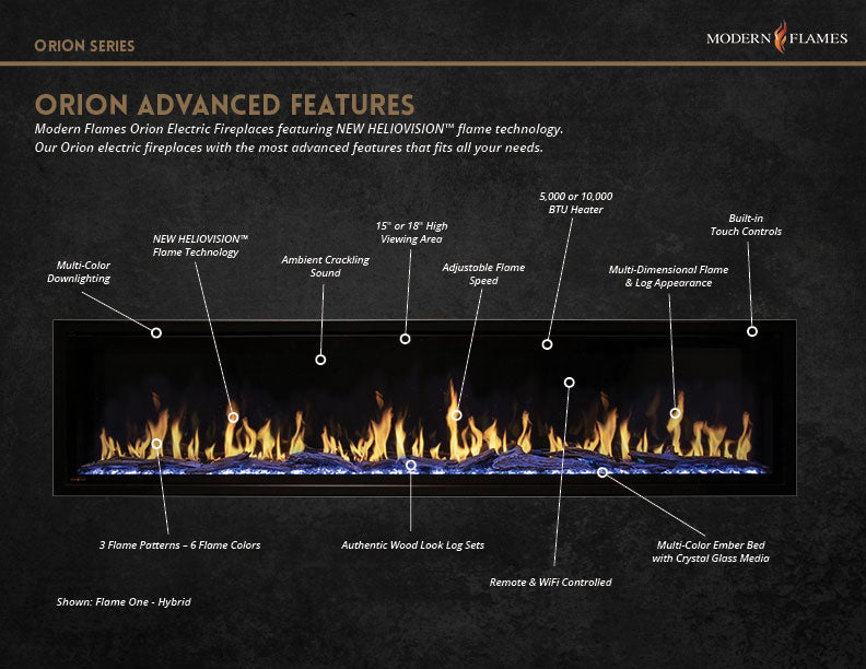 Chimenea Orion Slim Heliovision
