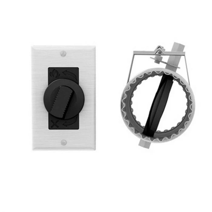 4"Ø Fresh Air Intake Register With Airtight Damper AC01347