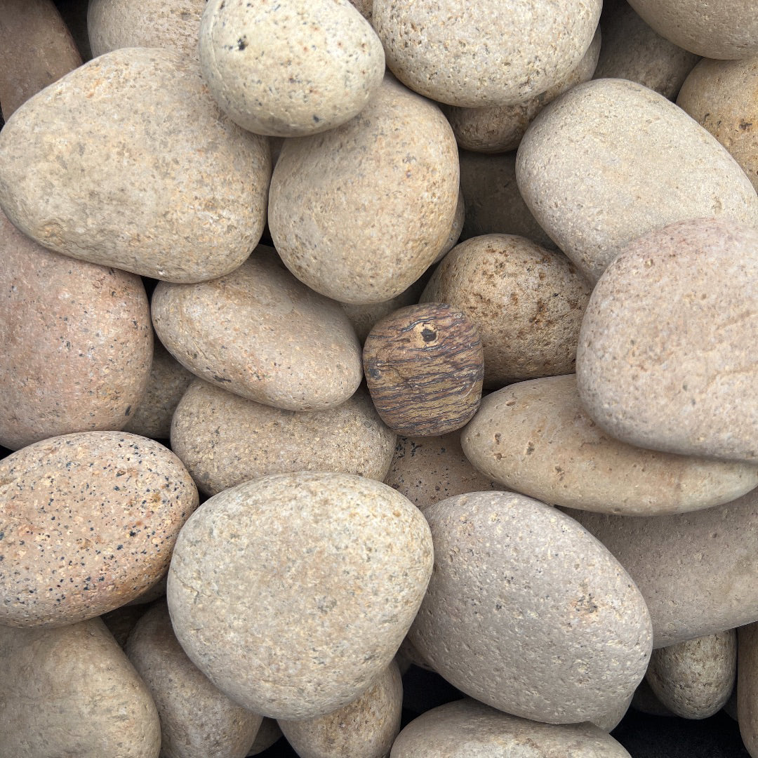 Tan Mexican Beach Pebbles