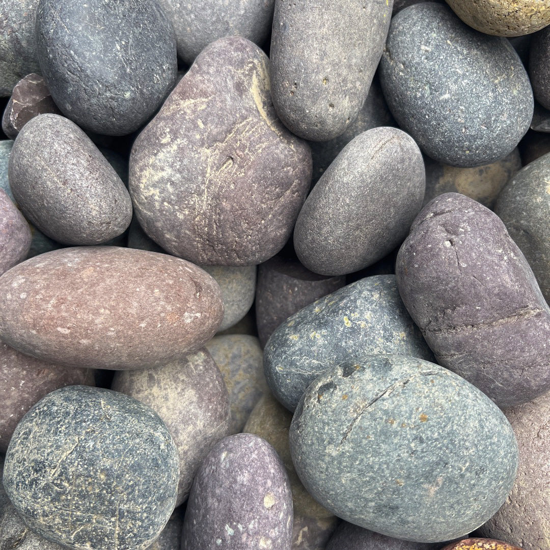 Maroon Mexican Beach Pebbles