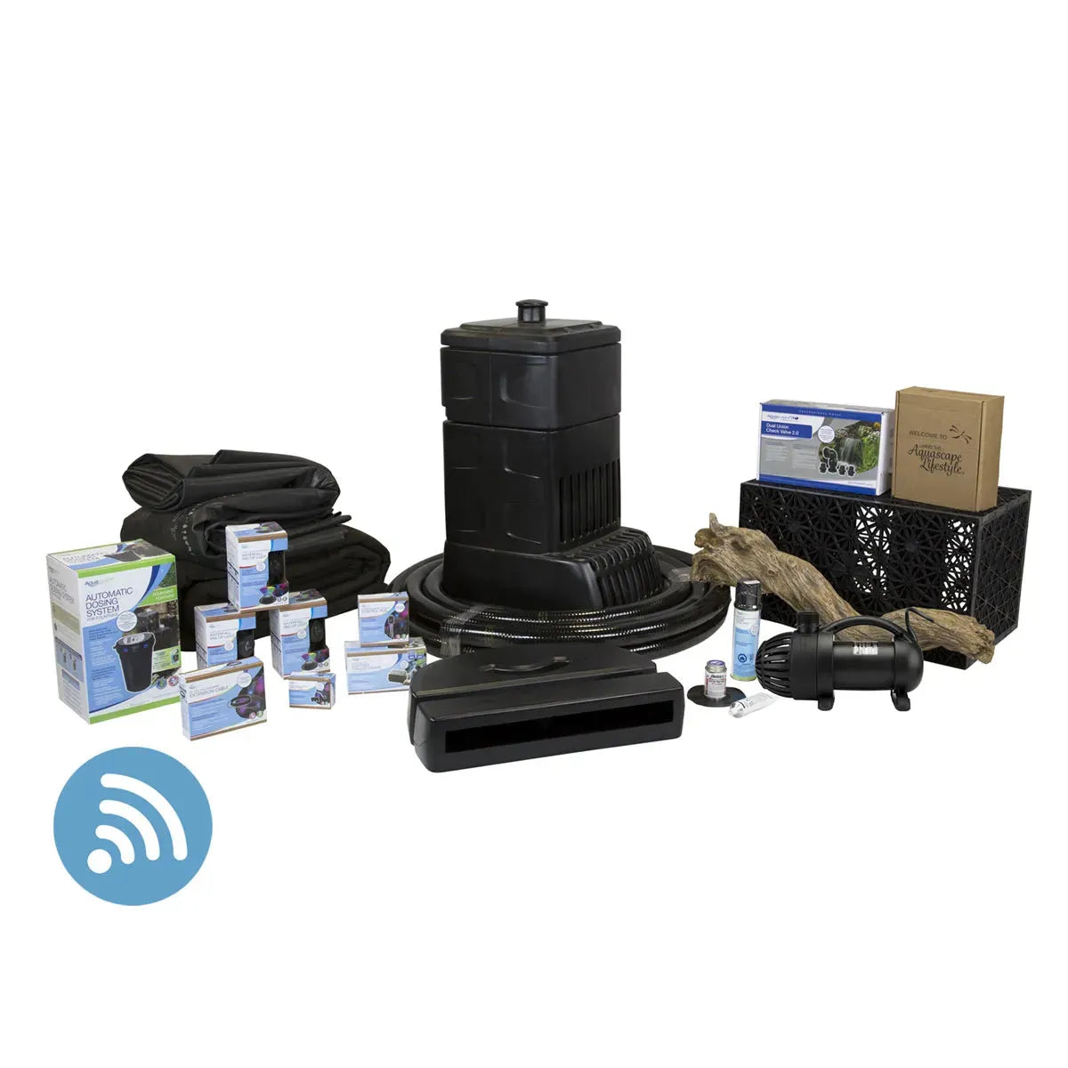 26' Large Pondless Waterfall Kit with Aquasurge 4000-8000 Pump