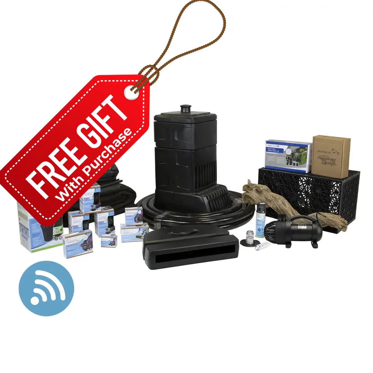 Kit de cascada grande sin estanque de 26' con bomba Aquasurge 4000-8000
