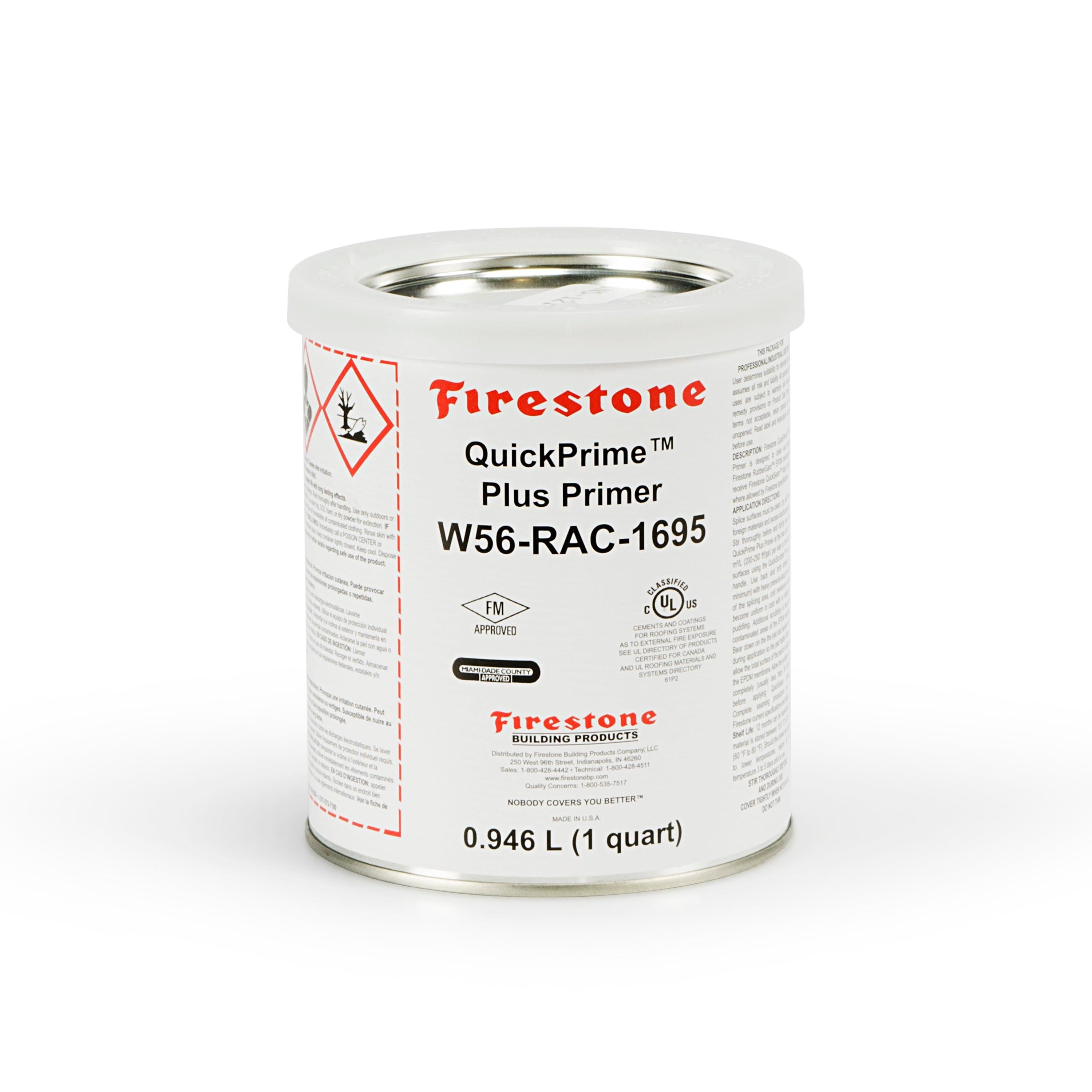Imprimador para cinta de unión de revestimiento de EPDM Quickprime Plus de Firestone