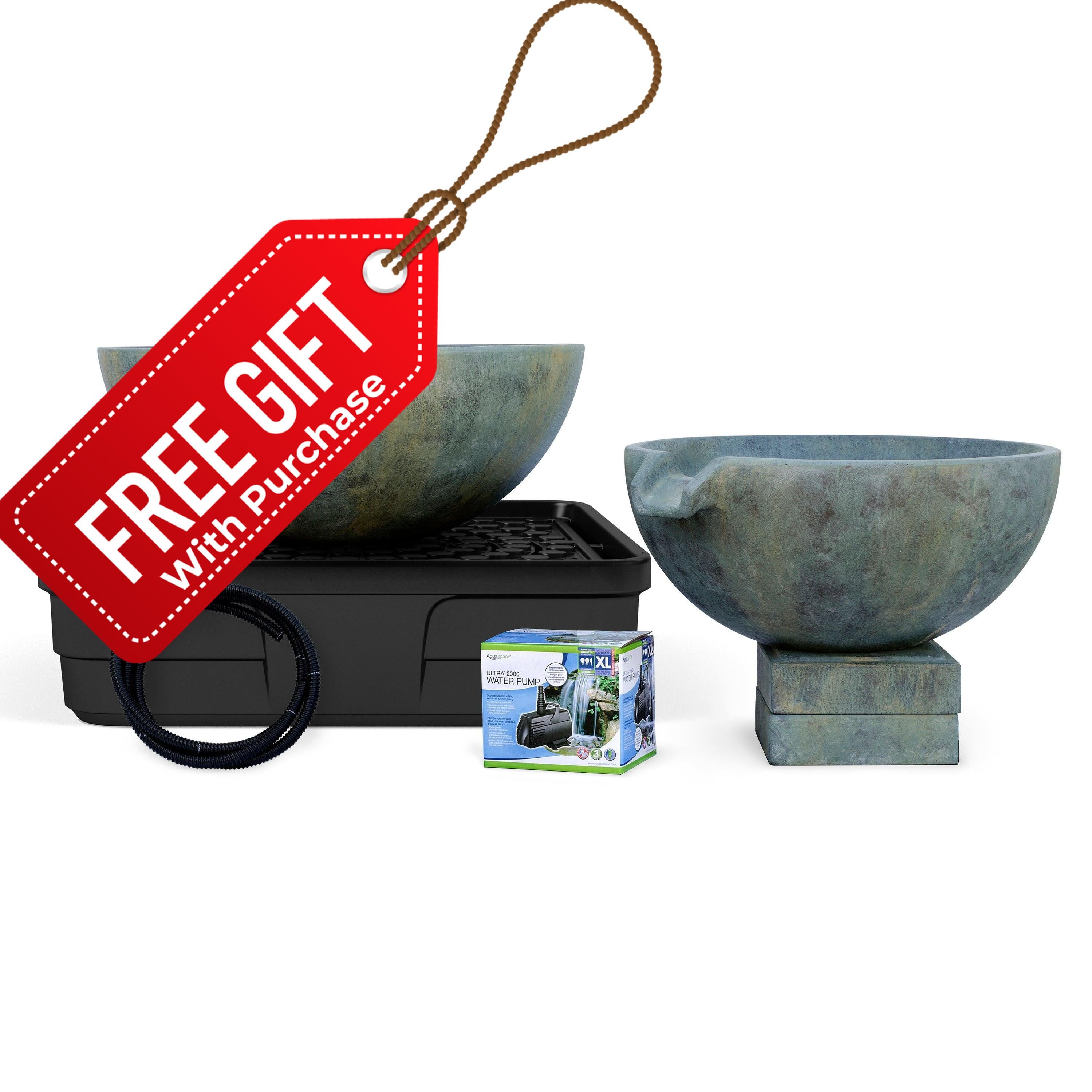Spillway Bowl and Basin Fountain Kit