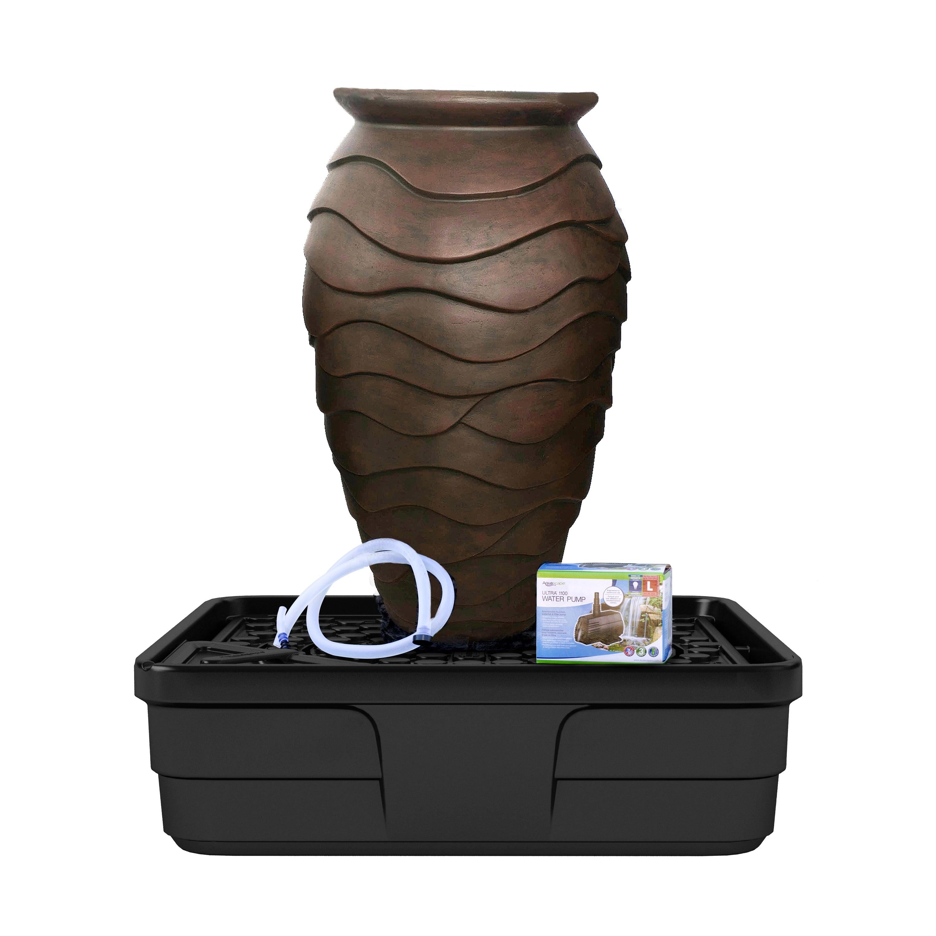 Medium Scalloped Urn Fountain Kit | 45"