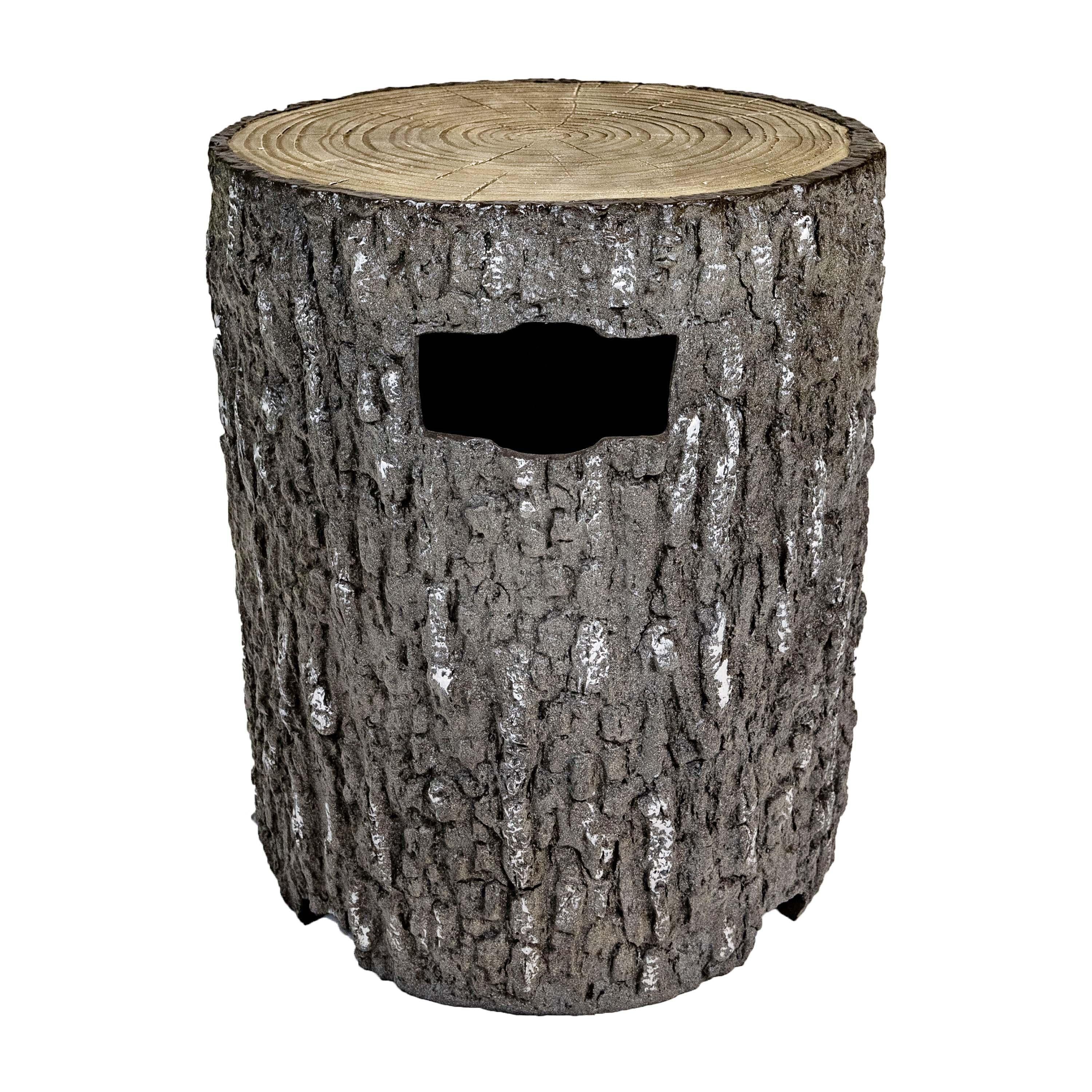 Faux Stump Propane Tank Cover