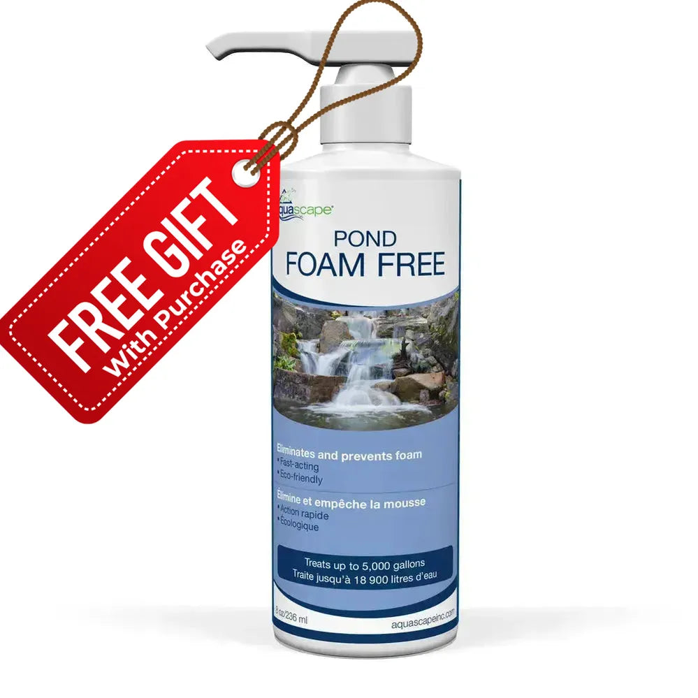 Sin espuma para estanques