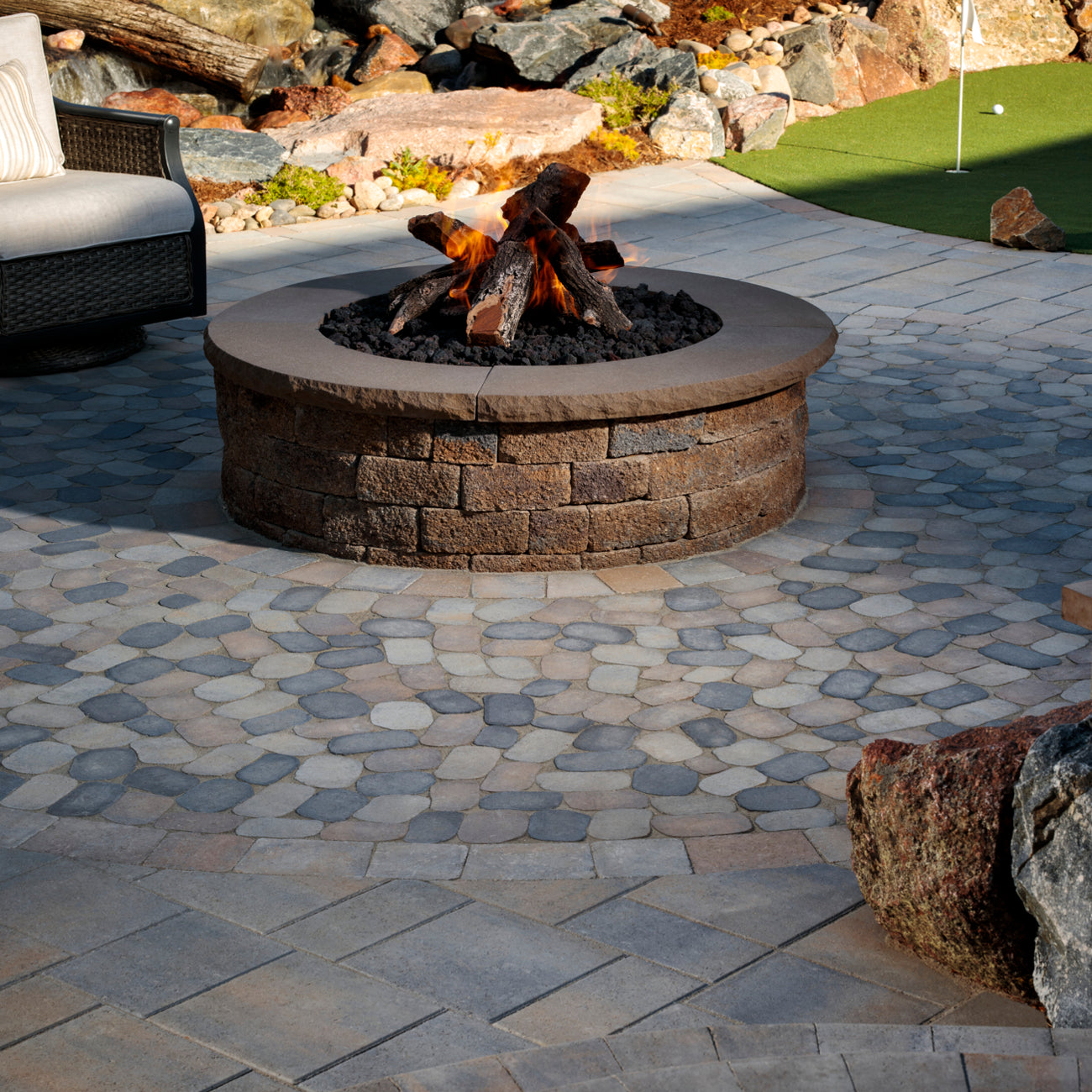 Steel Fire Pit Ring 31"