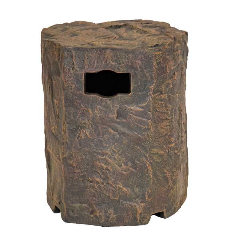 Cubierta del tanque de propano de piedra sintética