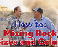 How to Mix Rock Sizes and Colors
