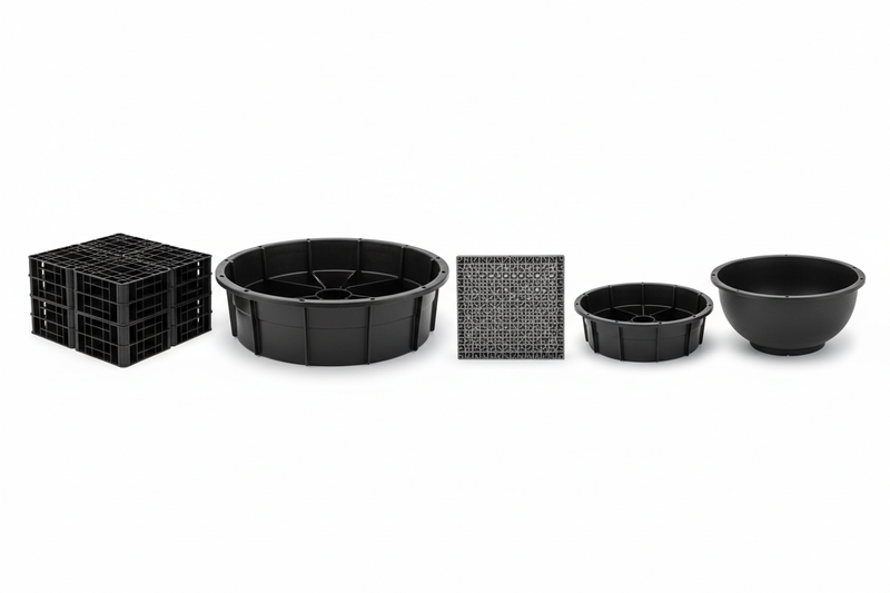 Pond and Pondless Water Storage Systems | Adobe Rock Products