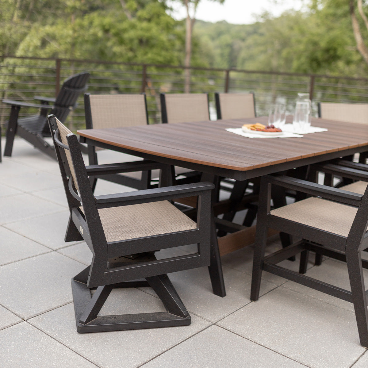 Mayhew Swivel Sling Chair