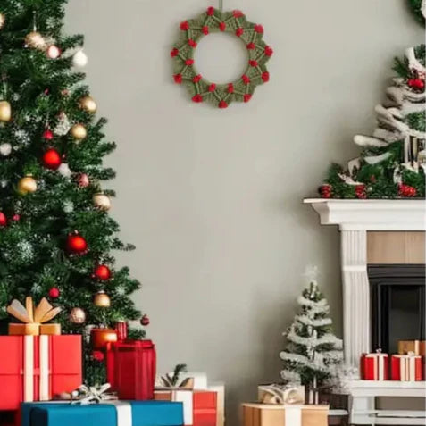 Macrame Christmas Wreath