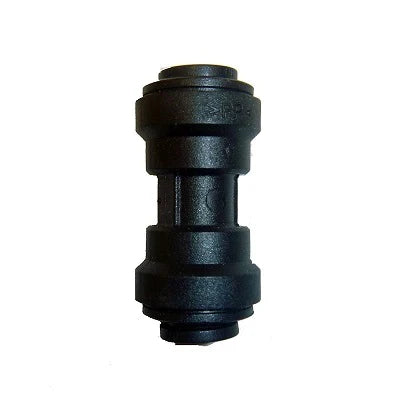 Black Poly Fitting Quick Connect 1/4" X 1/4"