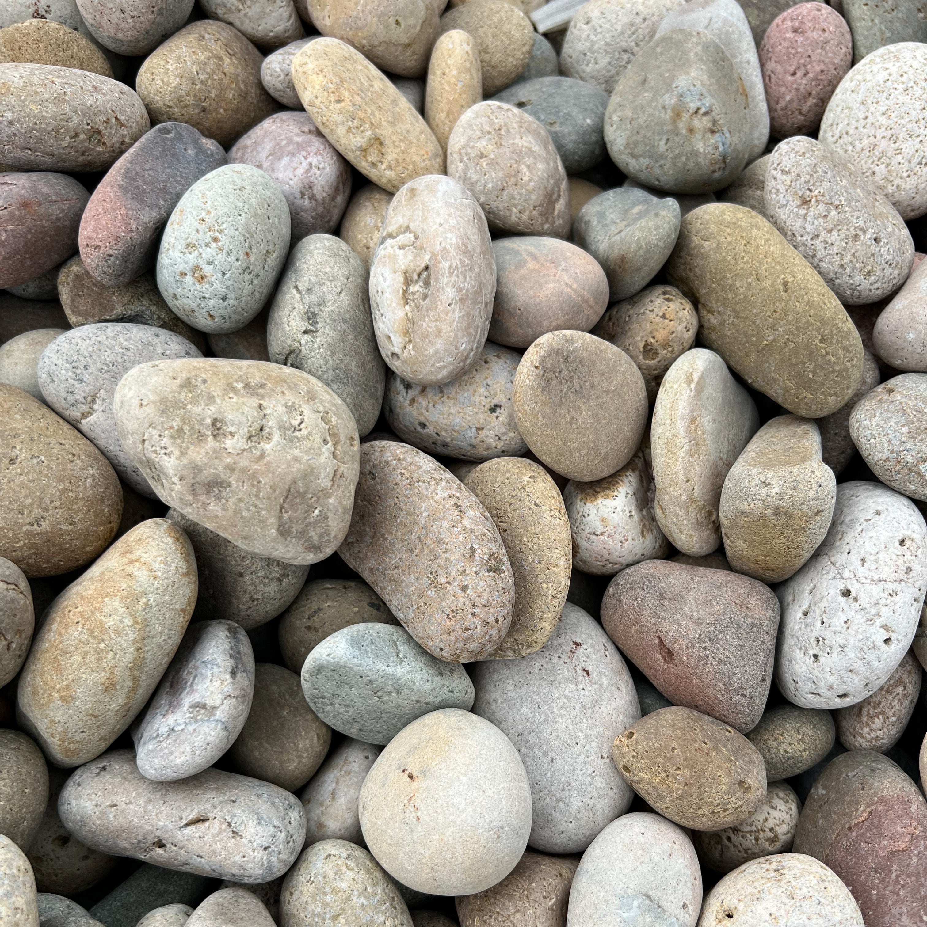 Tan Mexican Beach Pebbles