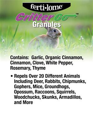 Gránulos repelentes de animales CritterGo 3,25 libras