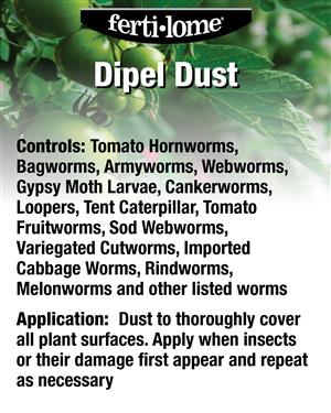 Insecticida biológico en polvo Dipel