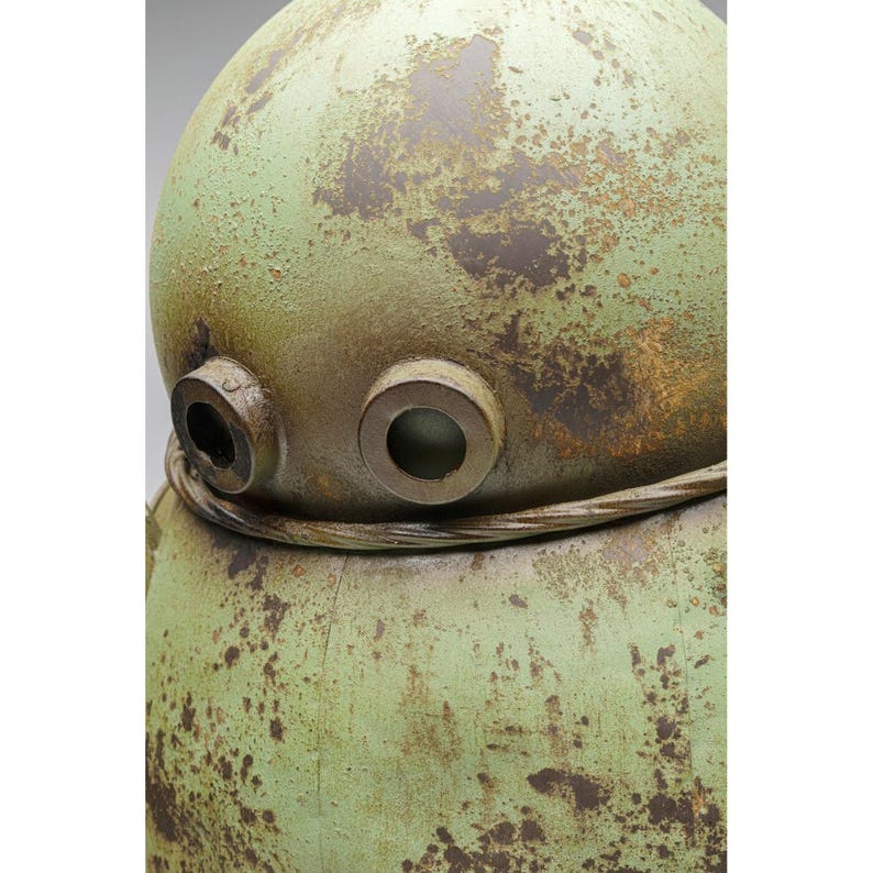 *COMING SOON* Rust Finish Metal Robot Garden Sculpture