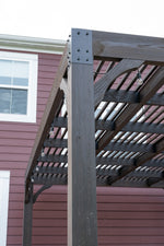 Pérgola de madera de viñedo