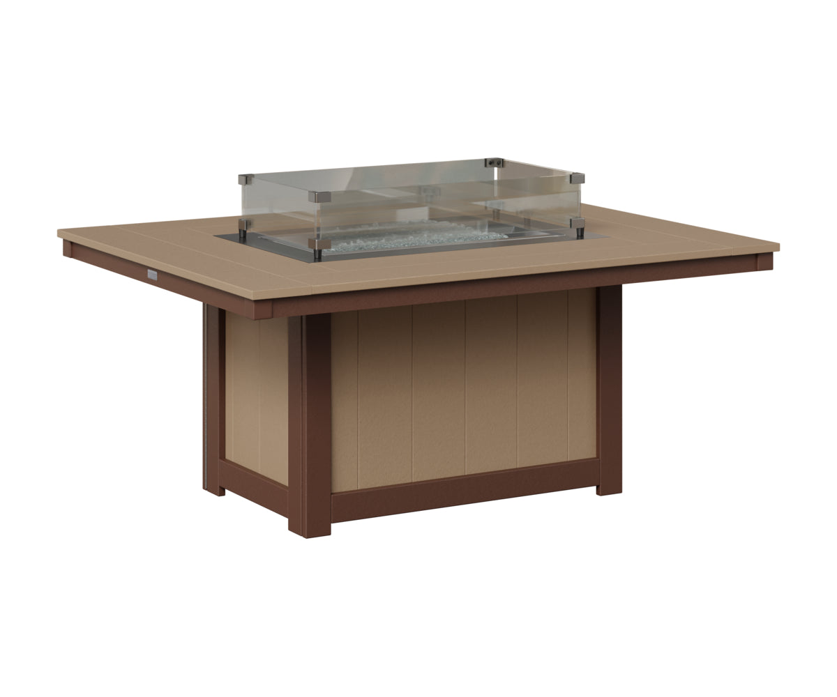 Mesa de fuego rectangular Donoma de 42″ x 54″