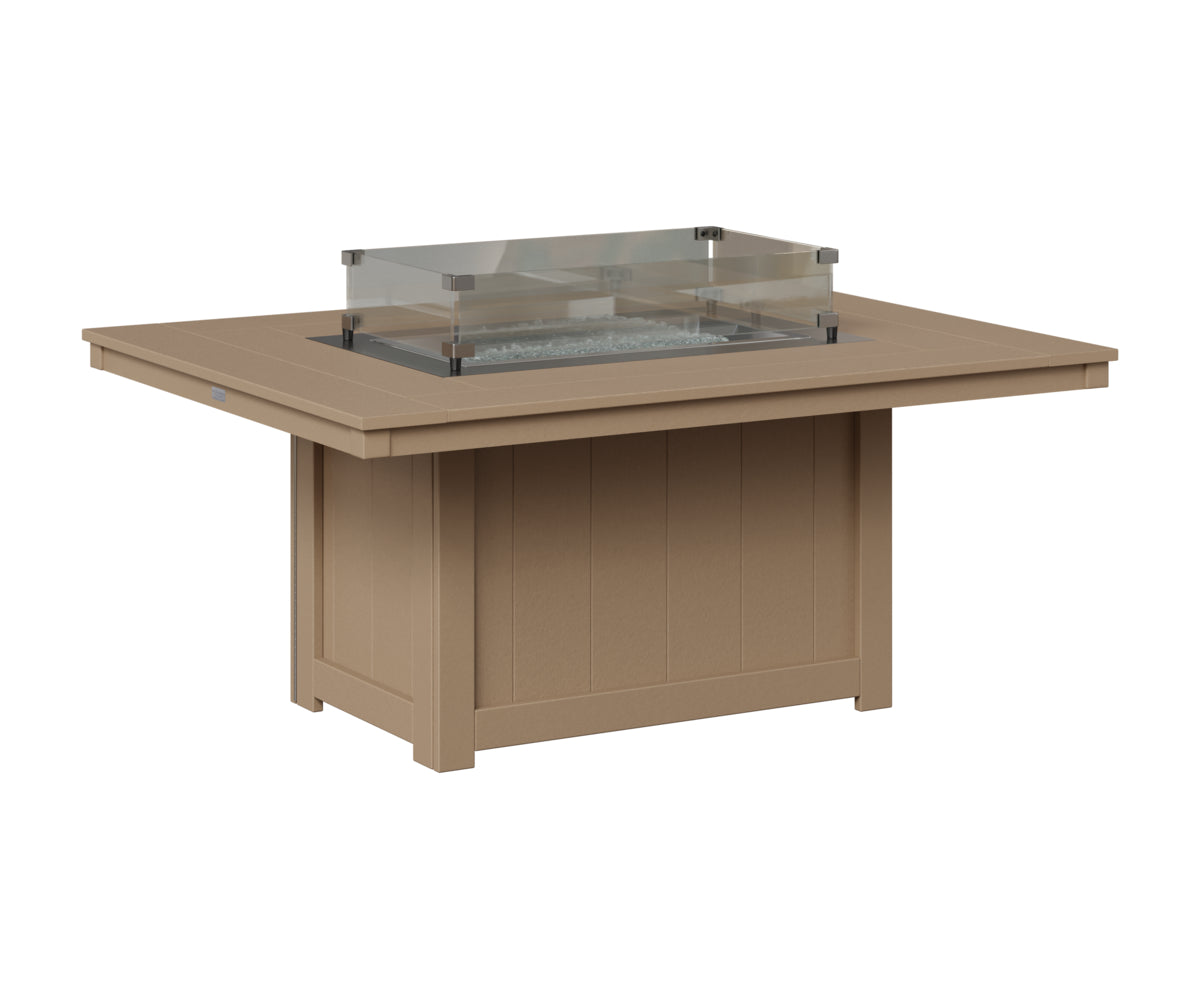 Mesa de fuego rectangular Donoma de 42″ x 54″