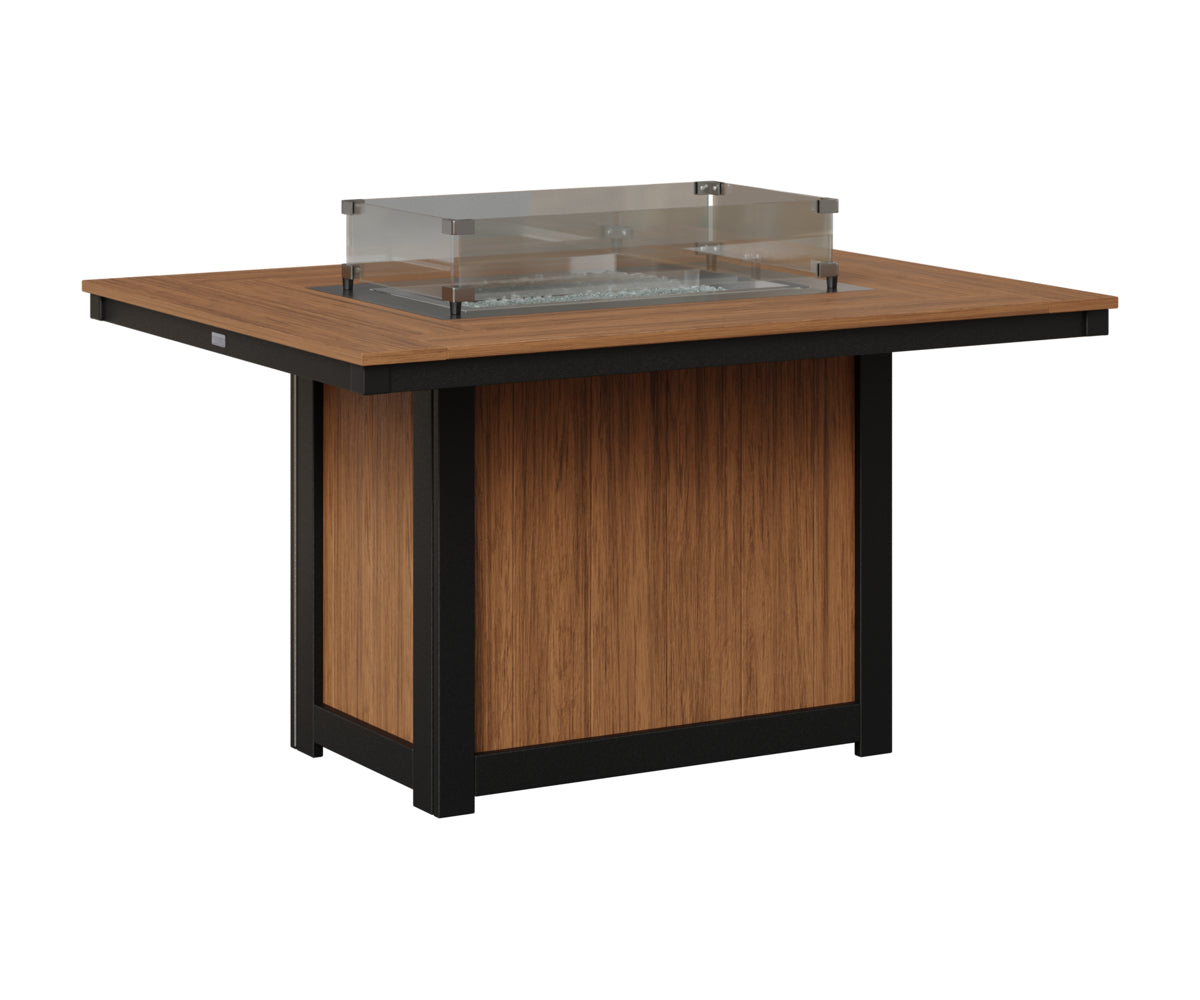Mesa de fuego rectangular Donoma de 42″ x 54″