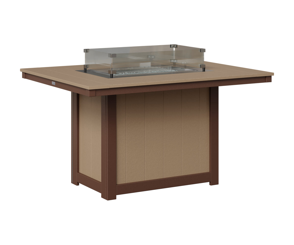 Mesa de fuego rectangular Donoma de 42″ x 54″