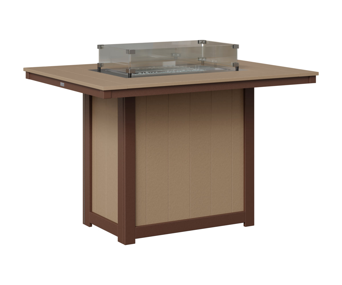 Mesa de fuego rectangular Donoma de 42″ x 54″