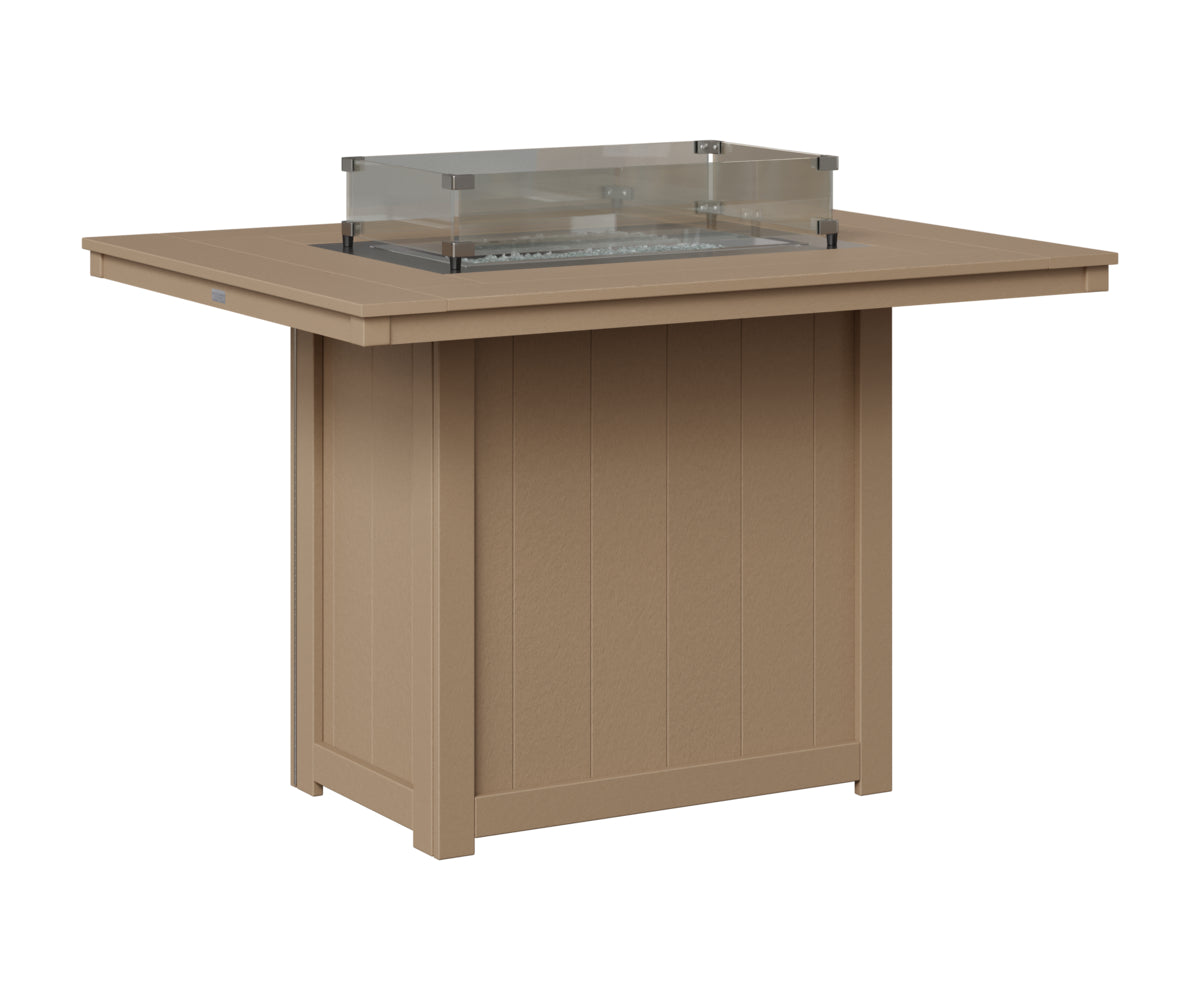 Mesa de fuego rectangular Donoma de 42″ x 54″