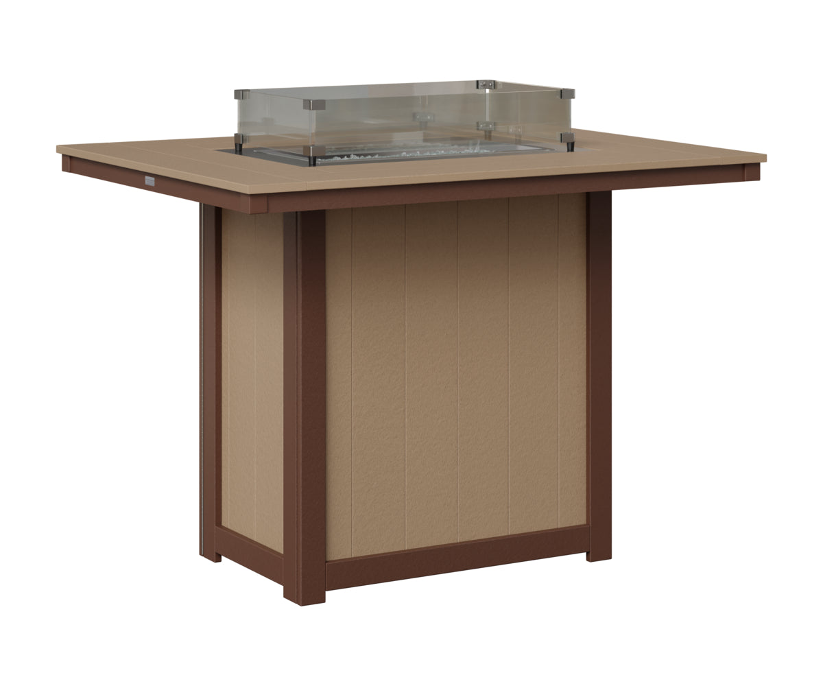 Mesa de fuego rectangular Donoma de 42″ x 54″