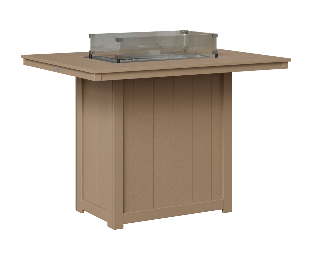 Mesa de fuego rectangular Donoma de 42″ x 54″